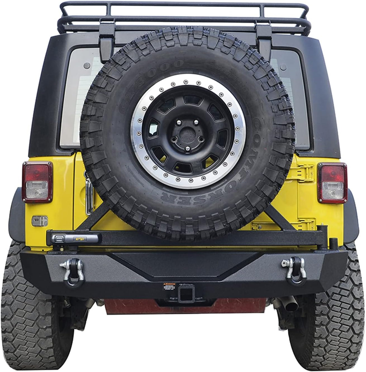 Rear Bumper with Secure Lock Tire Carrier Y4097