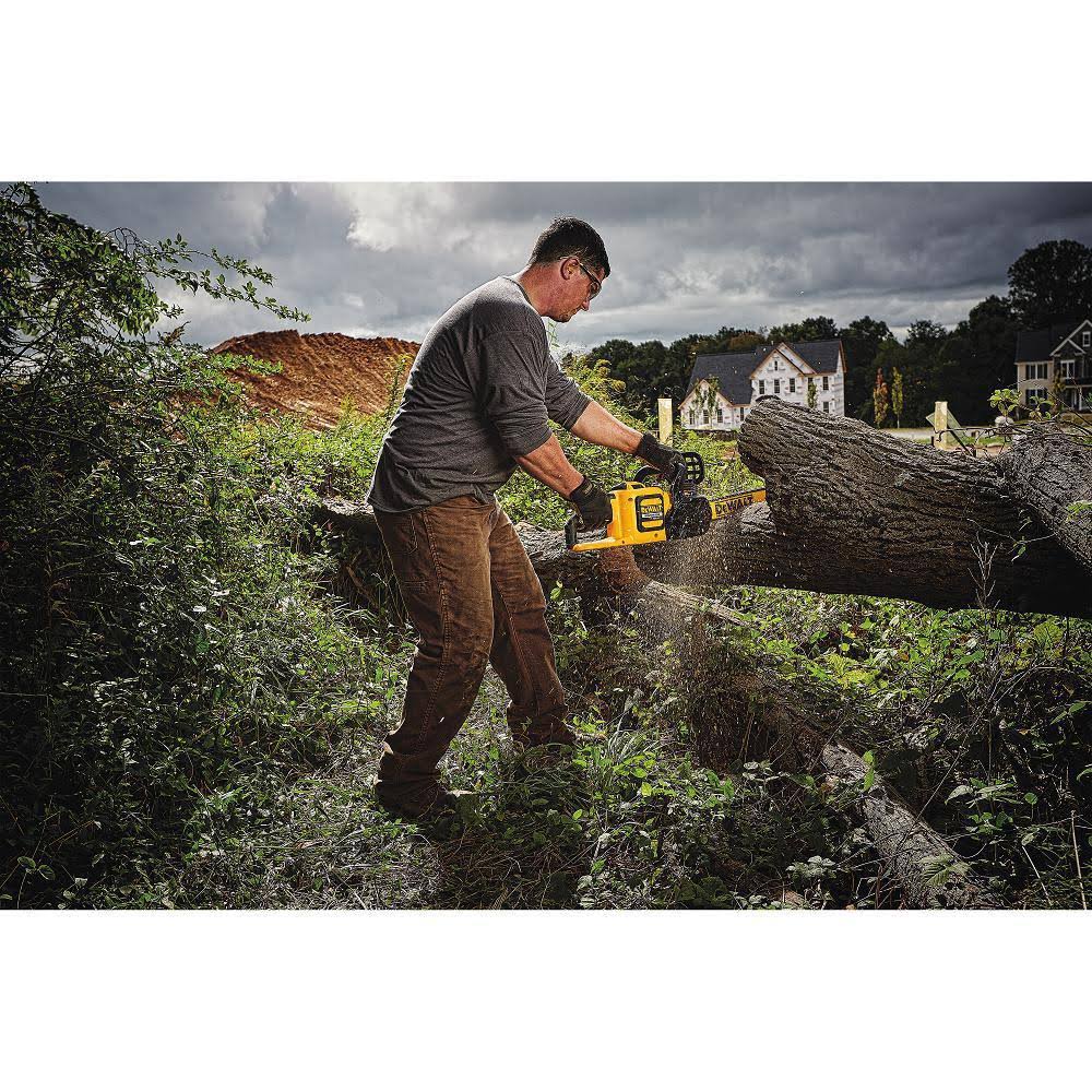 16 in. 60V Max Cordless Brushless Chainsaw with 3.0Ah Battery & Charger with Handheld Blower A31064