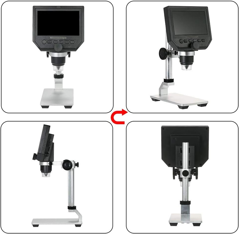 Aluminum Alloy Stand Holder for Digital Microscope with Carrying Case I9961