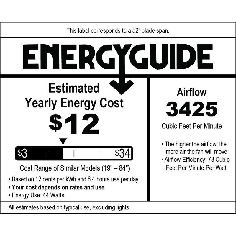 Torsion 52x22 Ceiling Fan L587503
