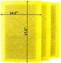 16x20 MicroPower Guard Air Cleaner Replacement Filter Pads (3 Pack) YELLOW Pack of 2 A866498