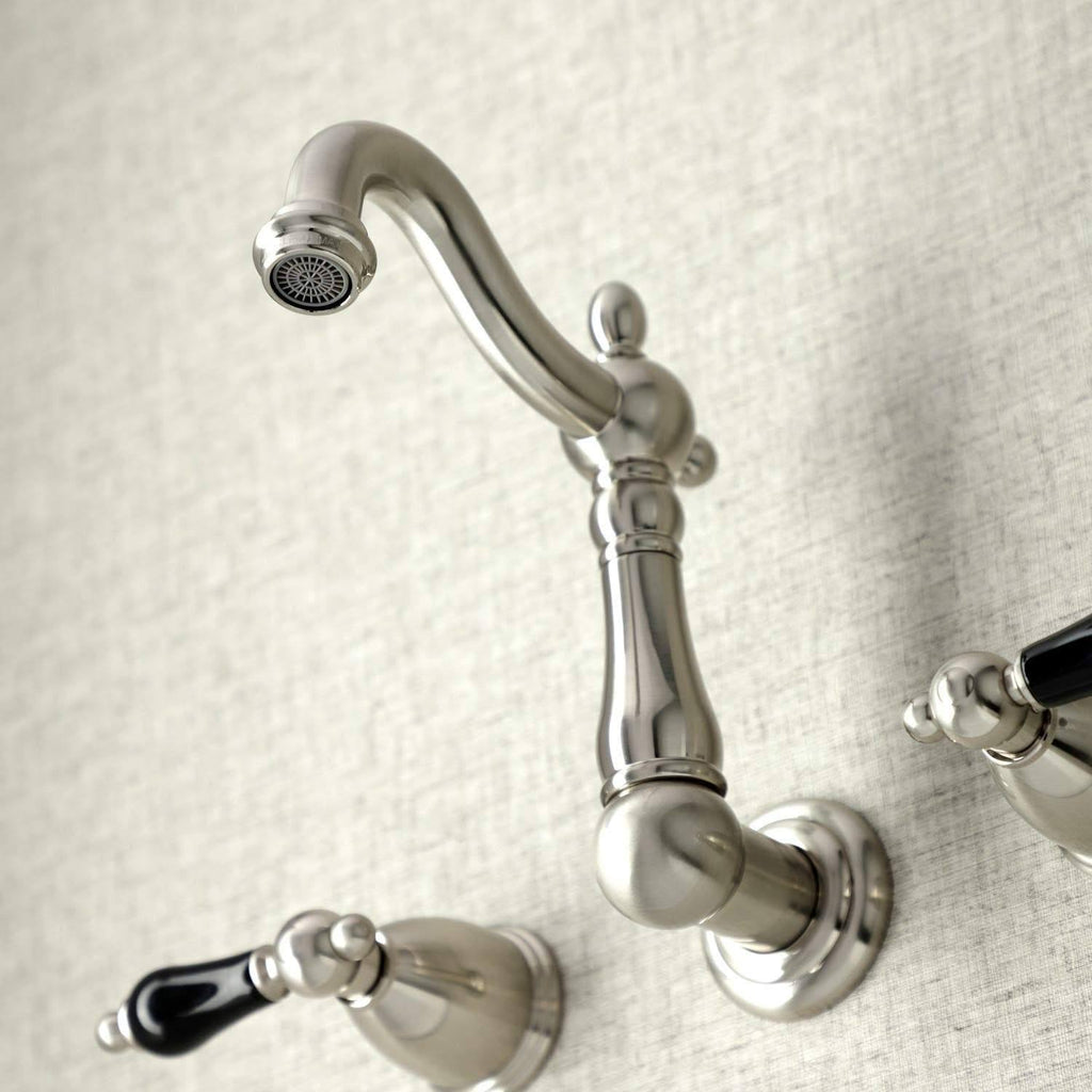 Antique Brass Wall Mount Bathroom Faucet R116560