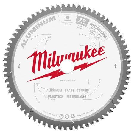 9 in. x 72 Carbide Teeth Aluminum Cutting Circular Saw Blade I478127