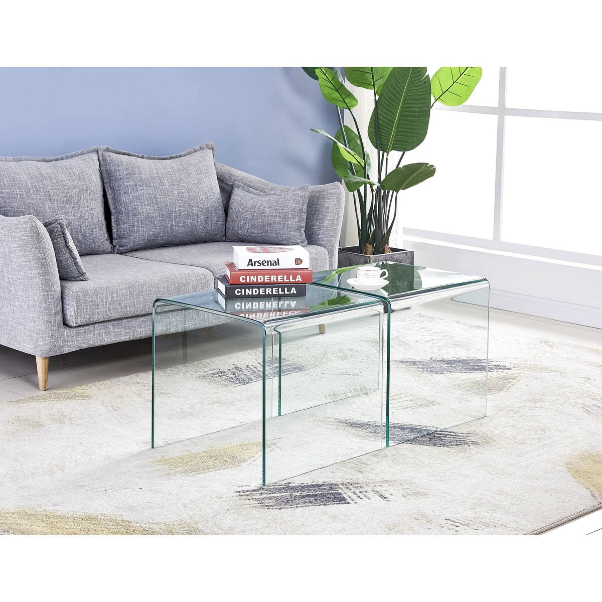 Glass Console Table W446
