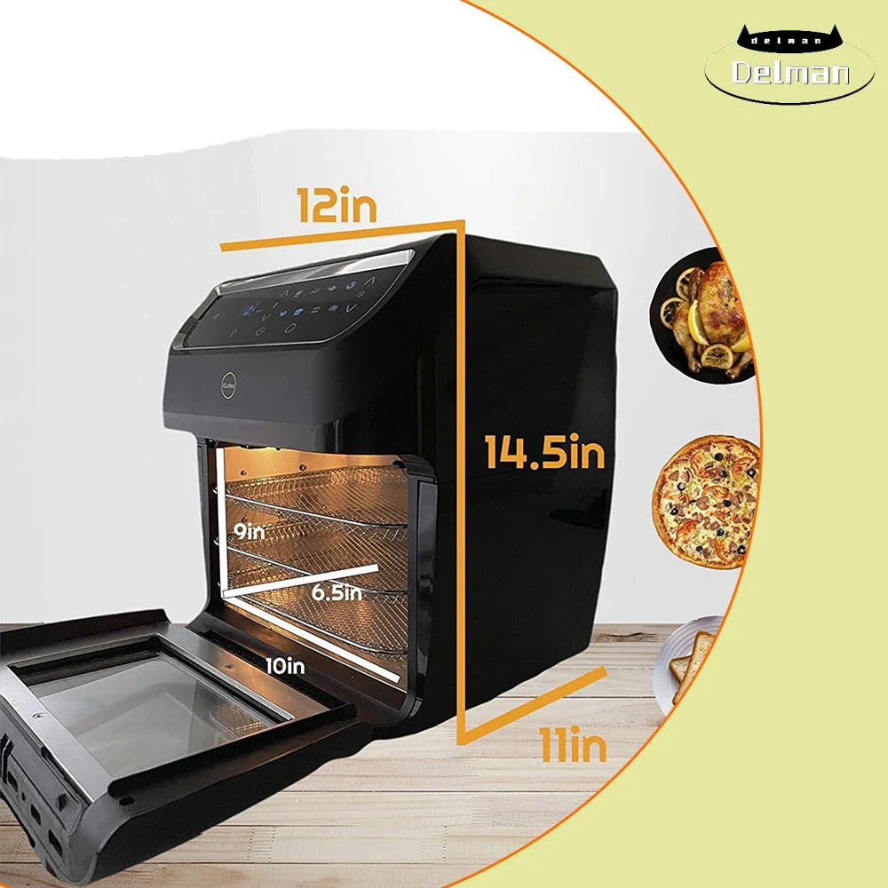 Digital Air Fryer Oven with 8 Cooking Presets H246