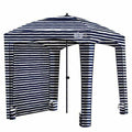 Beach Cabana Canopy, Waterproof, Portable 6' x 6' Shelter with Side Wall, UPF 50+ Z9016