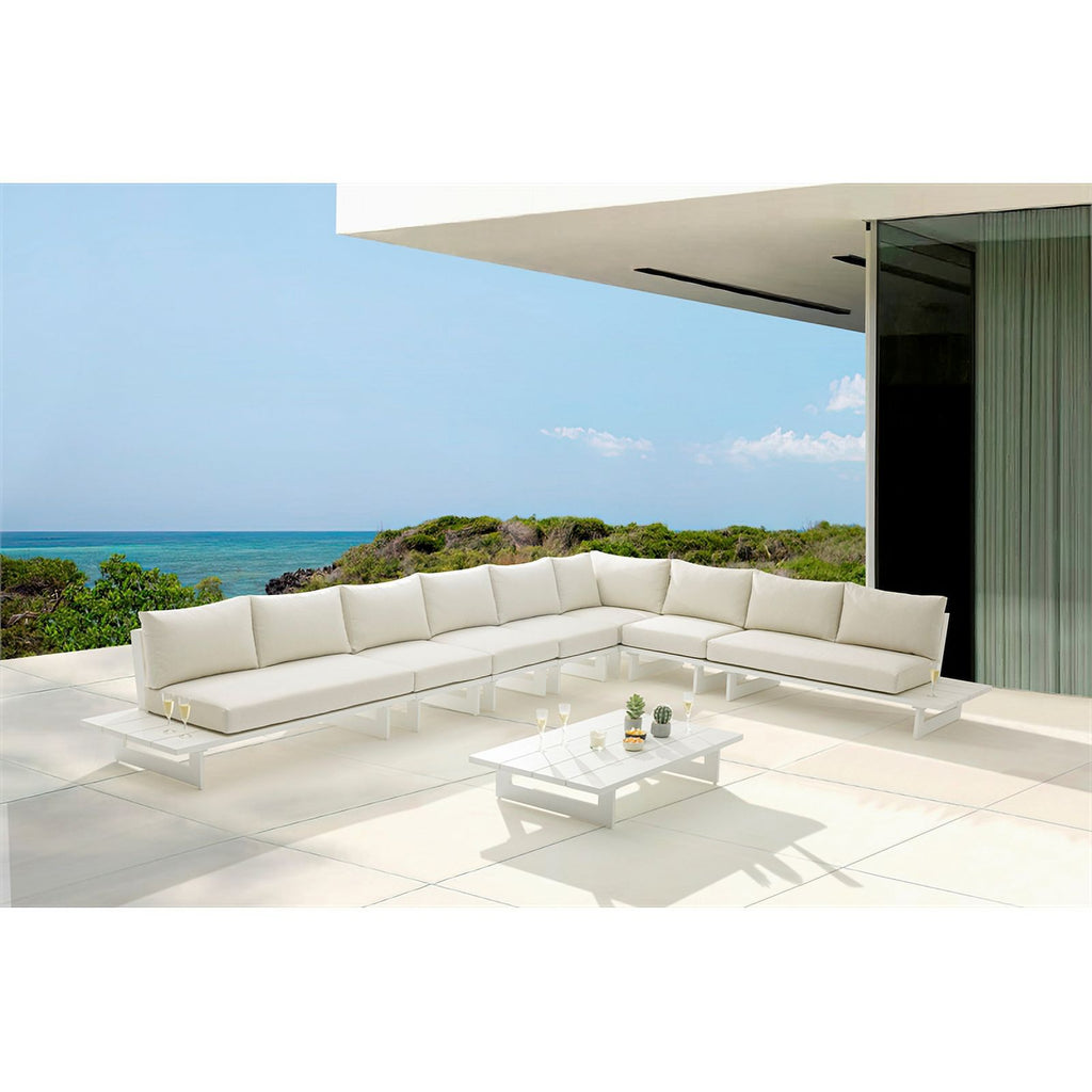Cream Water Resisting Outdoor Modular Sectional C129751