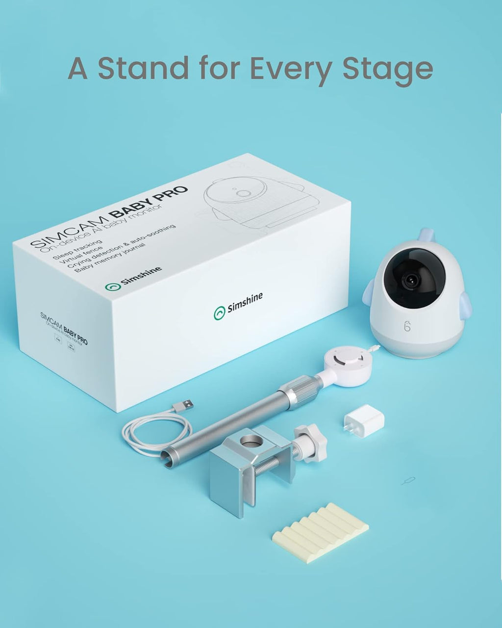 2K Baby Monitor with Camera and Audio and Night Vision J485822