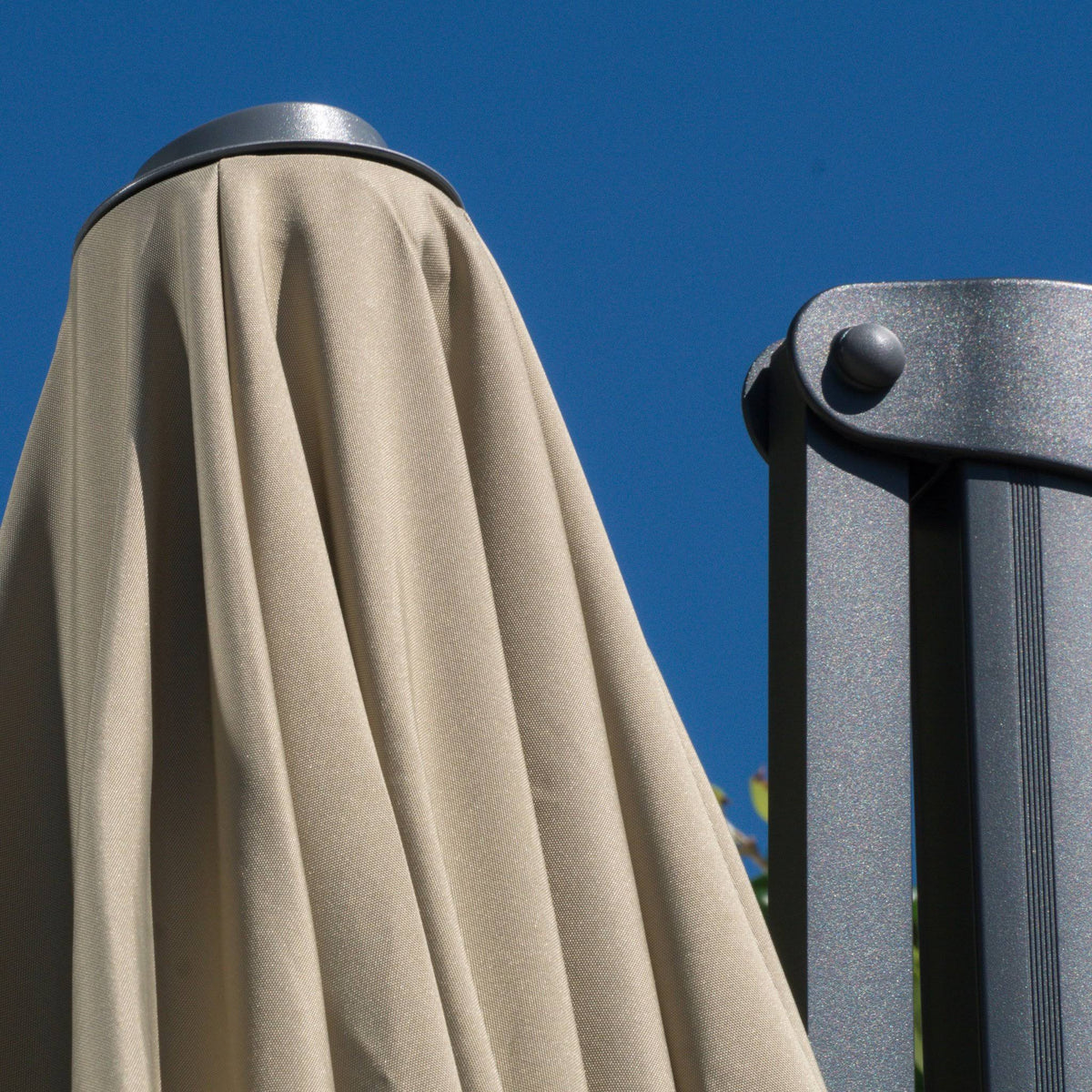 Lavender 9.8-Foot Canopy Umbrella with Base I4462