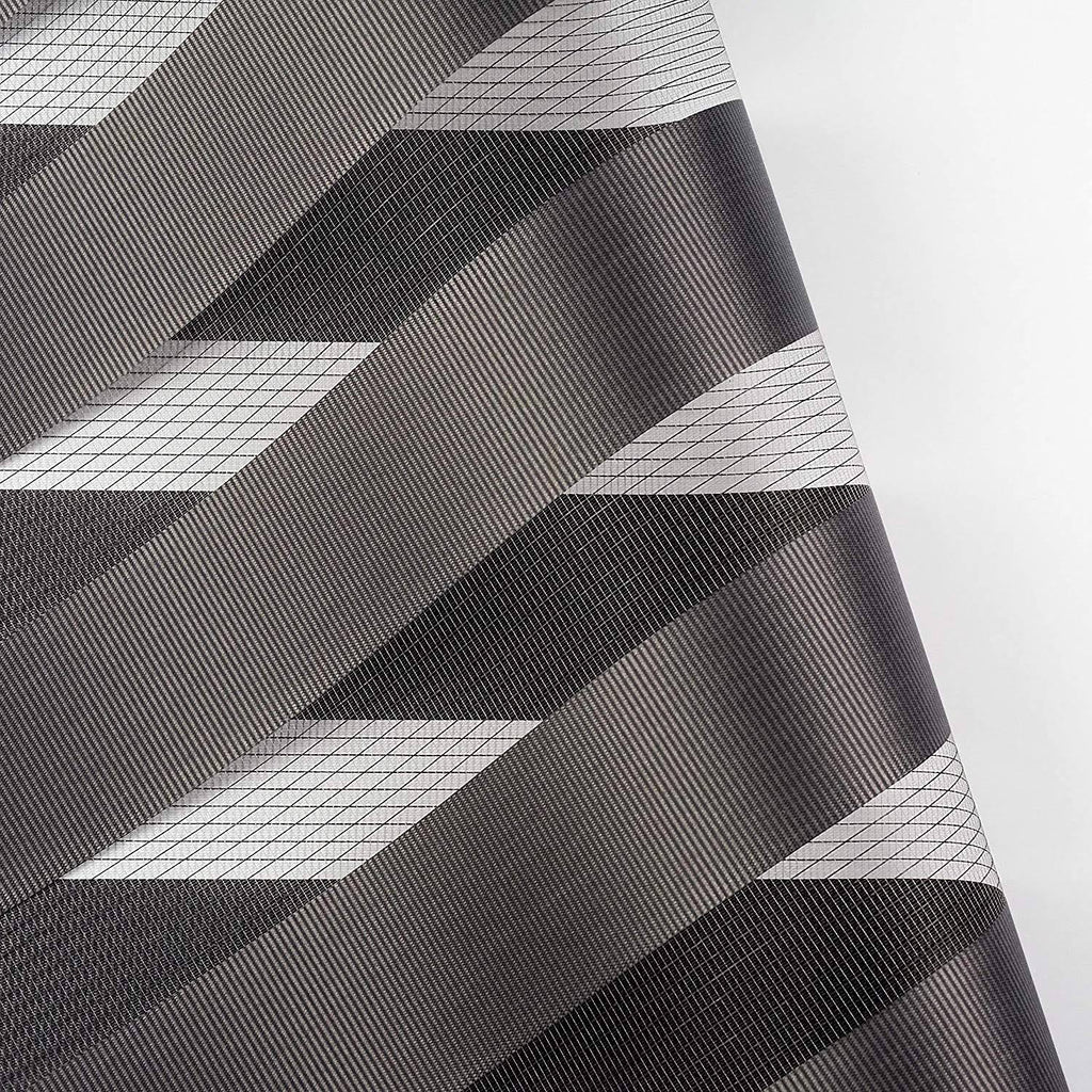 Cordless Zebra Roller Shade with Cassette Valance, 33 inch x 72 inch, Iron Gray P80057