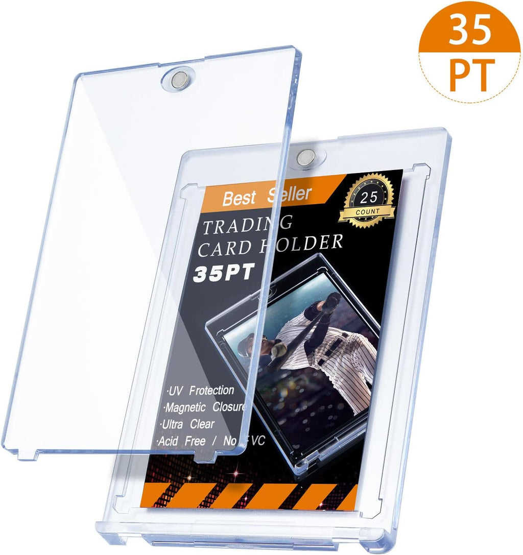 10 Pc Magnetic Card Holder Clear Display Card Protector P73974