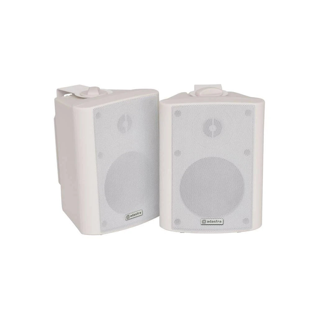 White 4inch Stereo Speakers Pair M436