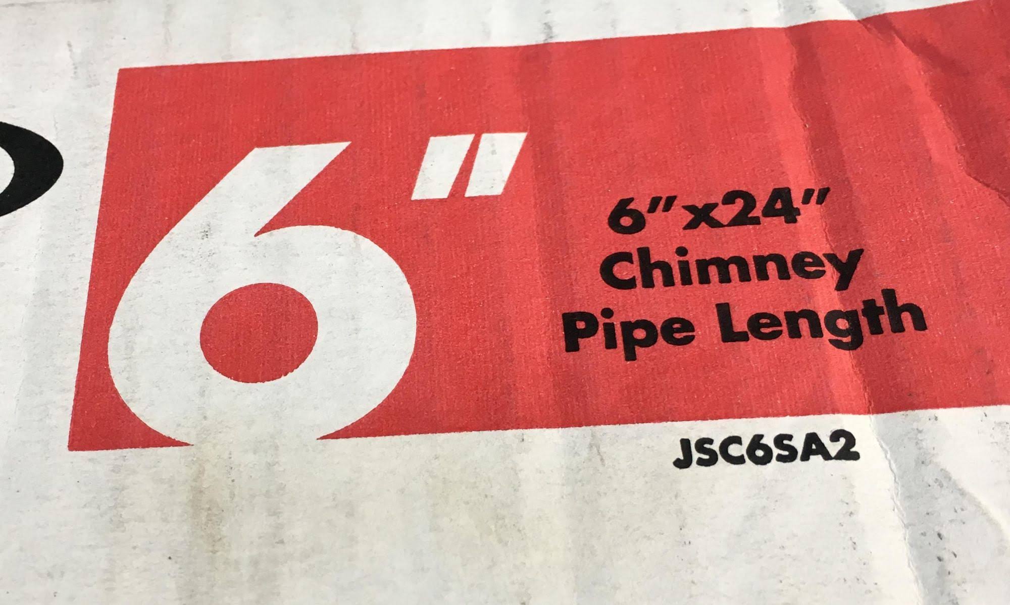 6x22 x 24x22 Stainless Steel Insulated Stove Chimney Pipe T93720
