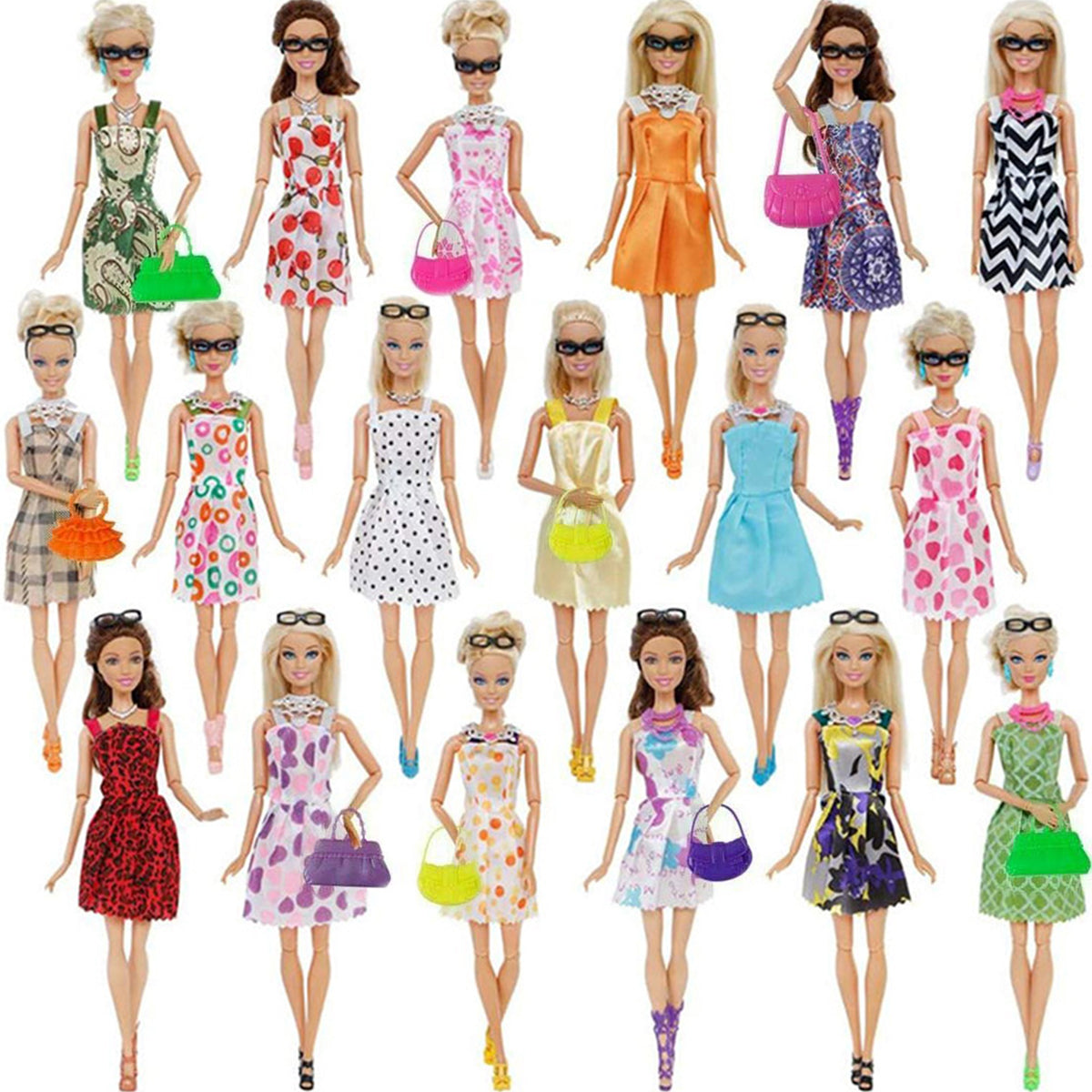 32 Item/Set Doll Accessories Clothes Z9992