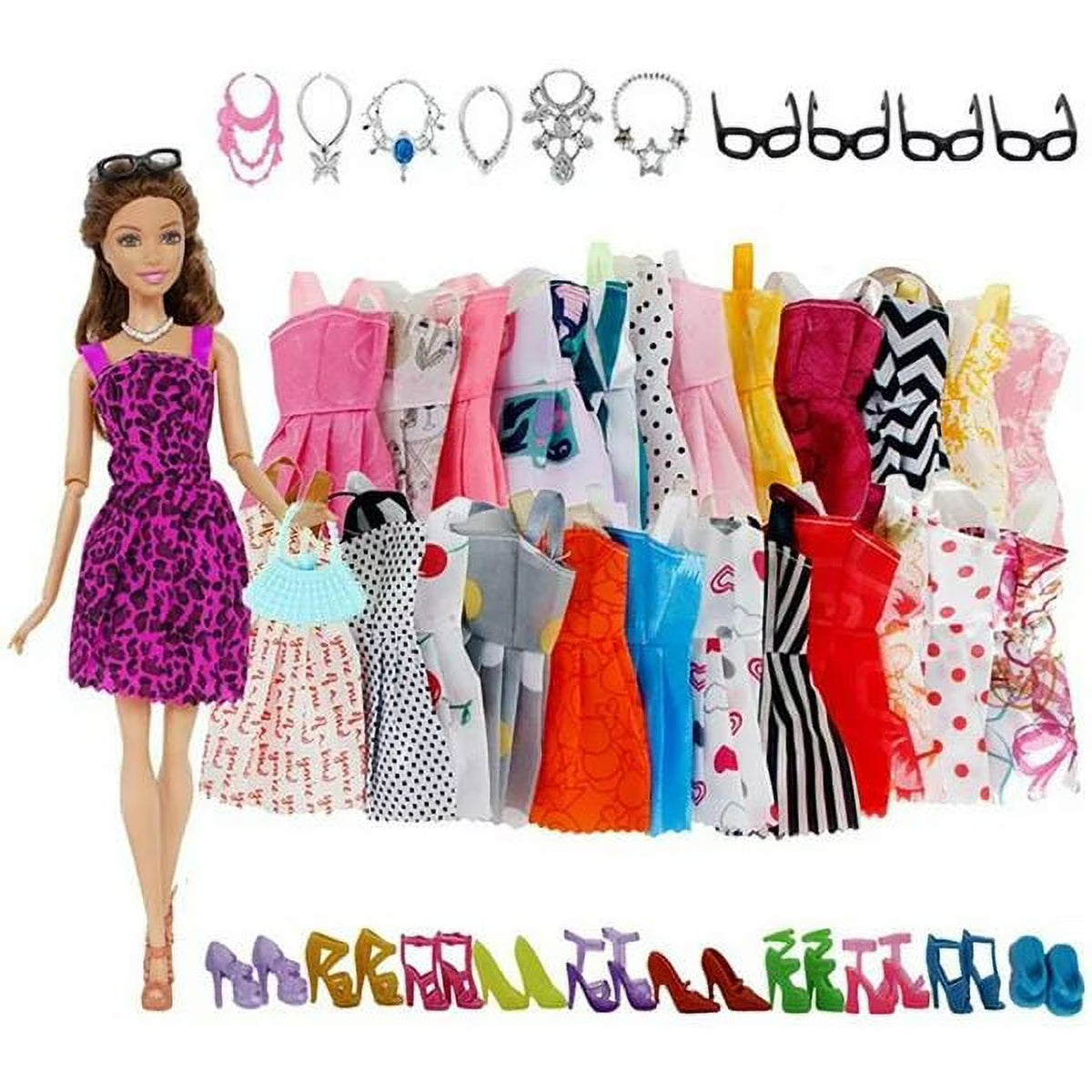 32 Item/Set Doll Accessories Clothes Z9992