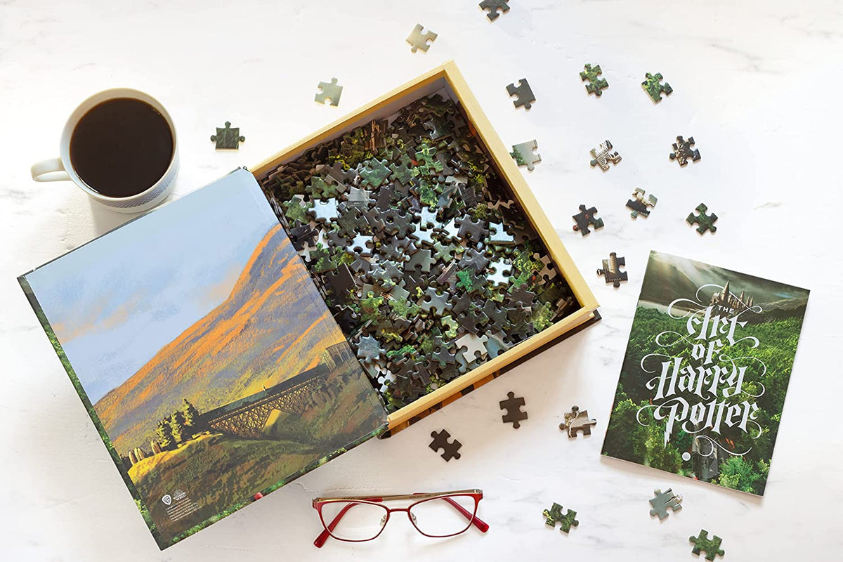 500 Pieces Harry Potter Jigsaw Puzzle with Illustrated Book J388910