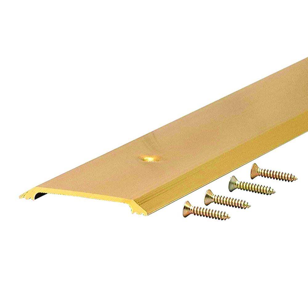 Brite Gold Aluminum Saddle Door Threshold S10048