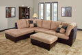 104" Sectional with Ottoman H9961