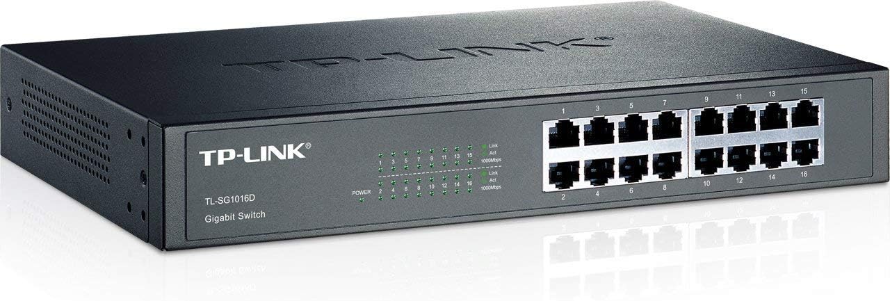 16-Port Gigabit Ethernet Unmanaged Switch V45616