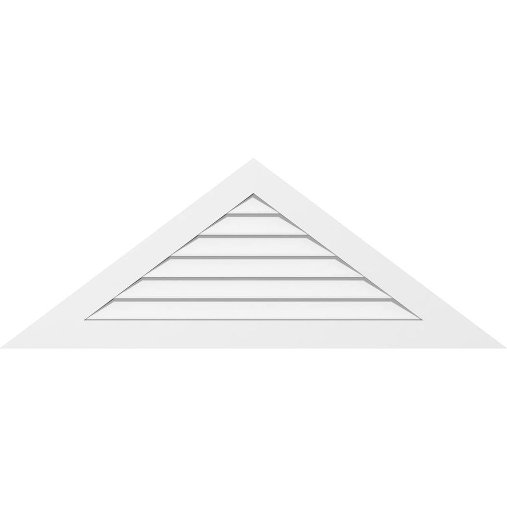 Triangle Surface Mount PVC Gable Vent V48546