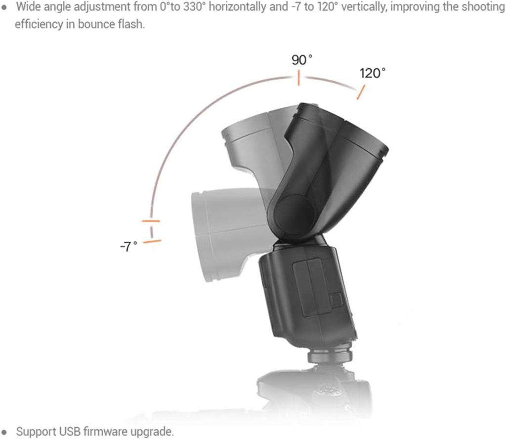 On-Camera Round Camera Flash Speedlight for FUJIFILM Cameras P626