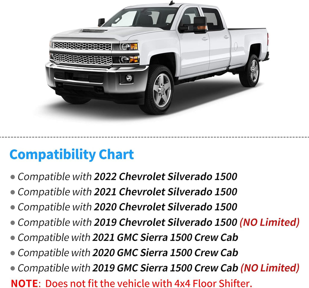 Floor Mats for 2019-2022 Chevrolet Silverado 1500/GMC Sierra 1500 Crew Cab G673326