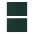 Party Tent Sidewall 2 pcs with Zipper PE Green D2589