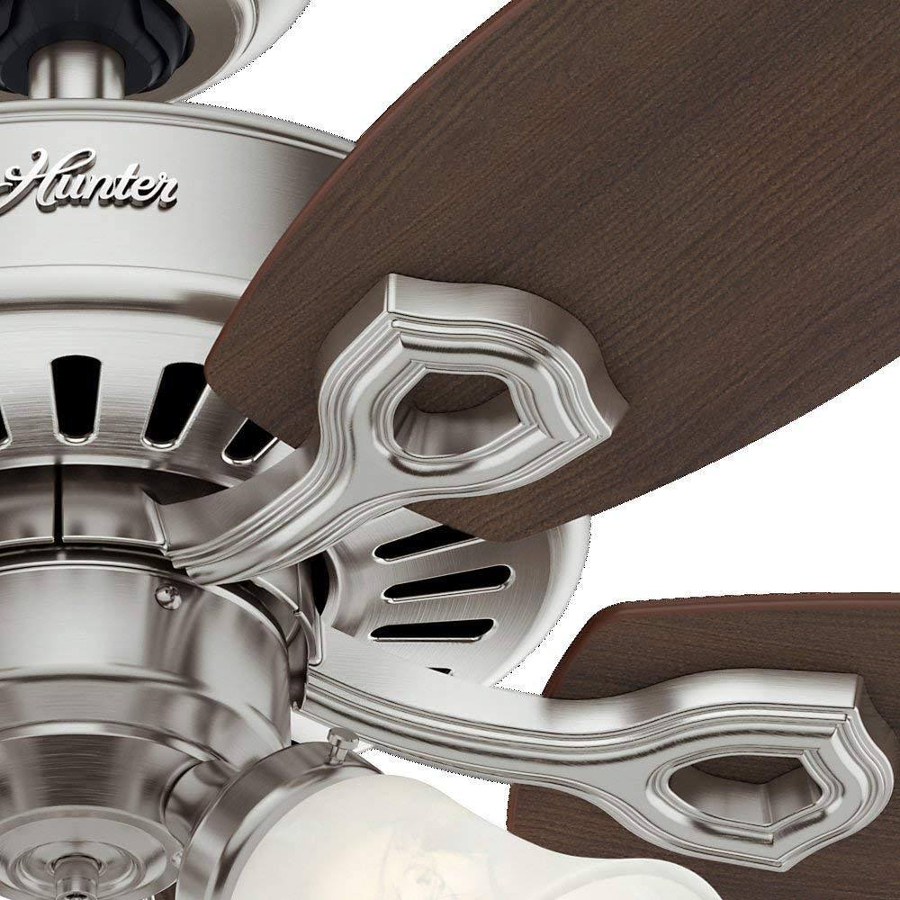 Brushed Nickel 42-Inch Ceiling Fan with Five Blades C6880