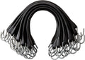 21" Rubber Bungee Cords with Hooks, Pack of 25 J380599