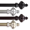 Black Adjustable Curtain Rod 28-48 inch J70676