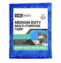 15' x 15' Waterproof Blue Poly Tarp with Grommets C429812