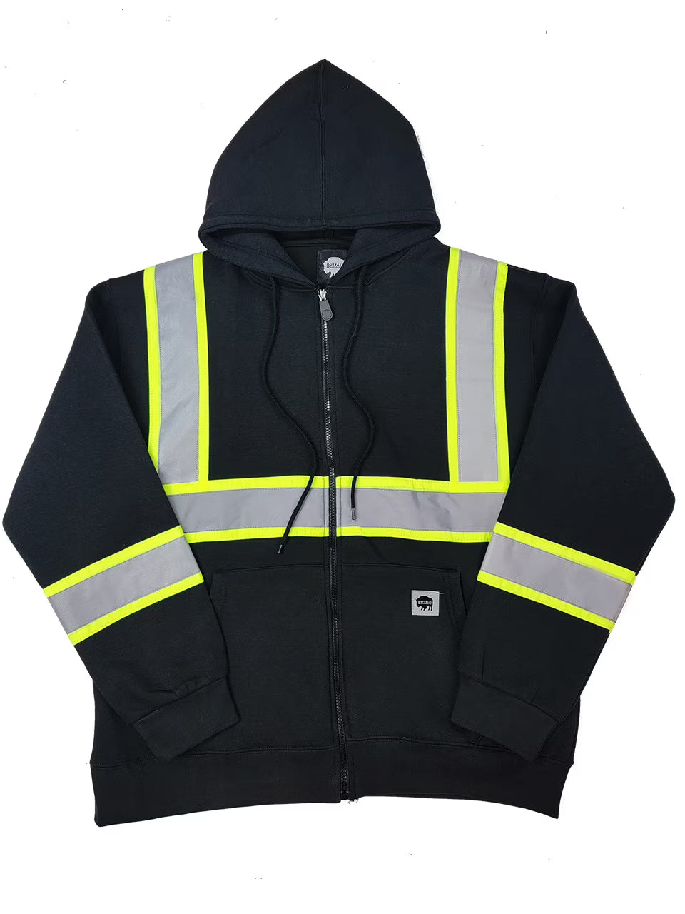 Black Safety Hooded Sweatshirt N977011