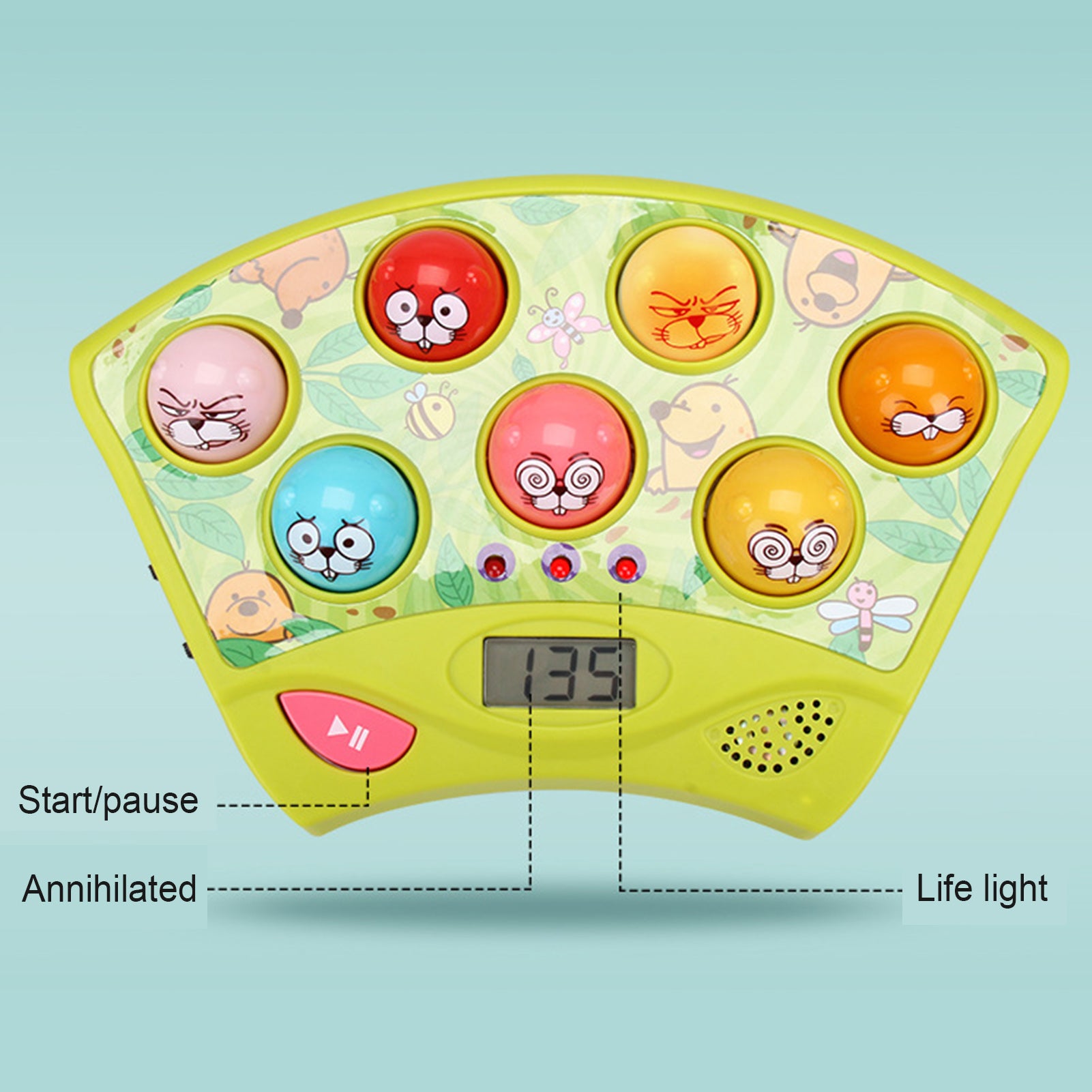 Whack A Hamster Game Machine Interactive Toy A730899