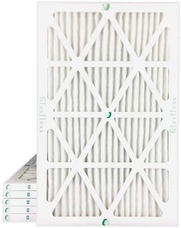 19-7/8 x 21-1/2 x 1 MERV 10 Pleated Air Filters, Box of 6 H8922