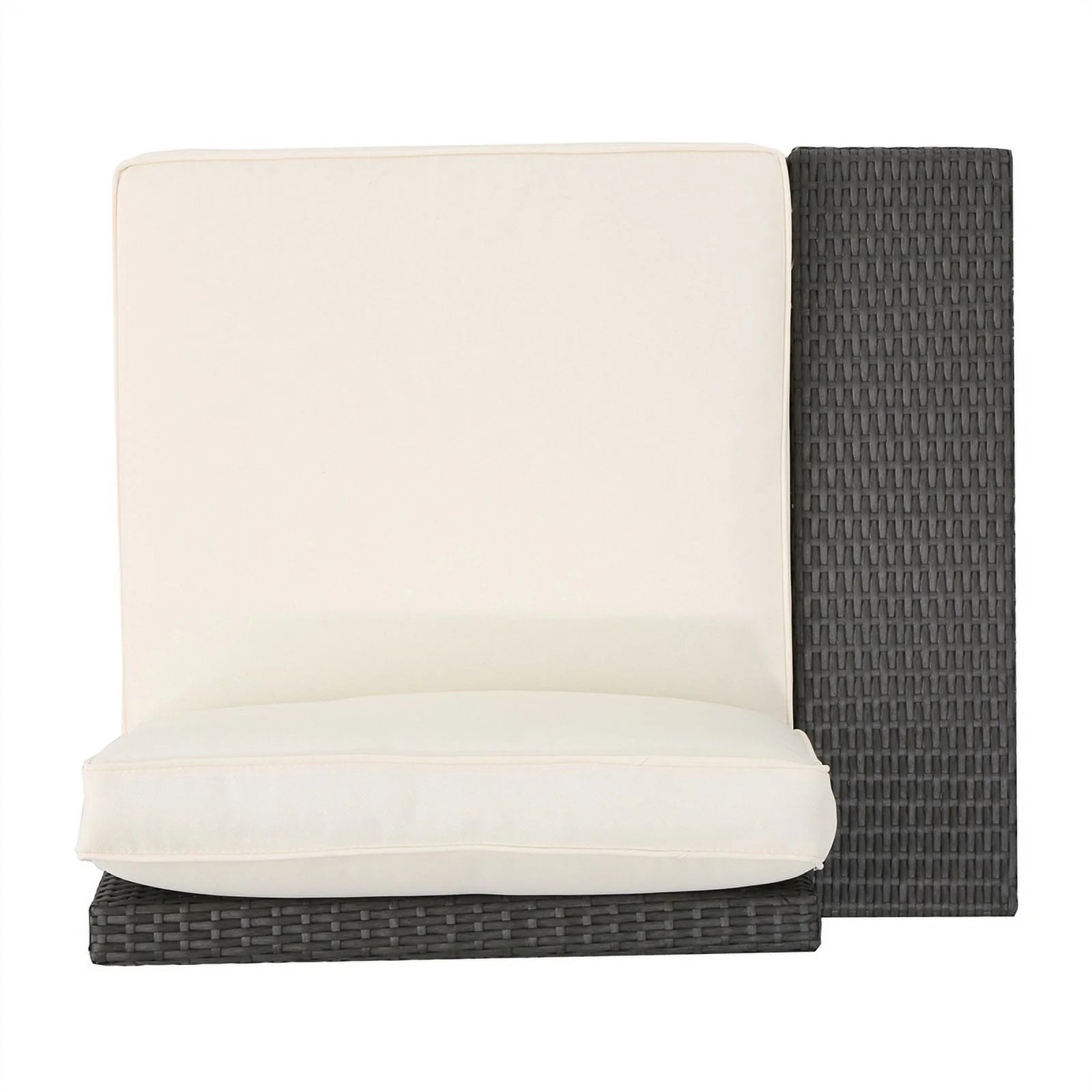 Gray 9 Seater Sectional Sofa and Club Chair Chat Set P95530