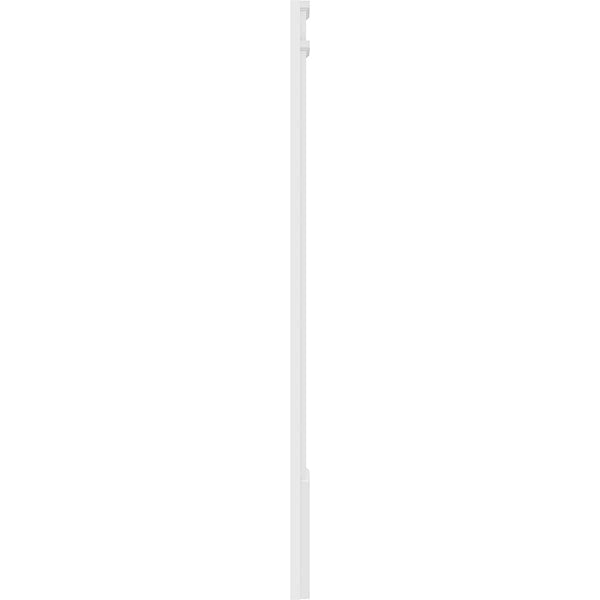 Raised Panel PVC Pilaster with Decorative Capital and Base (Pair) D241