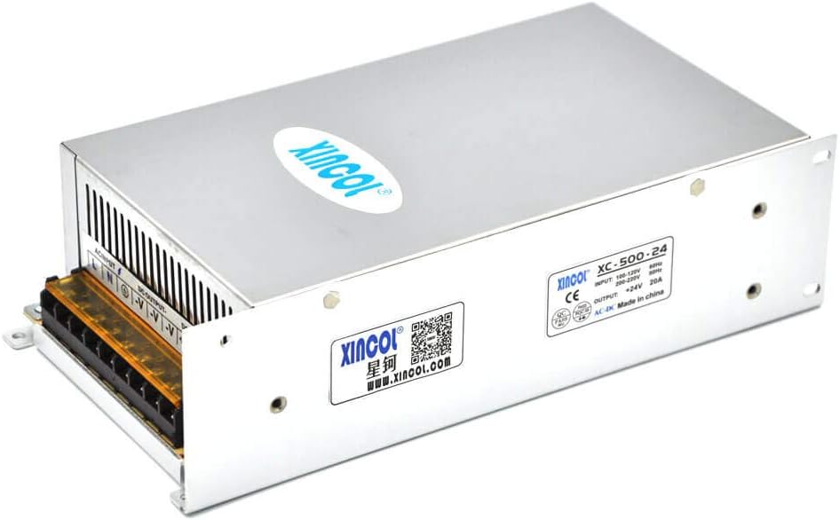 AC to DC Converter 500W Switching Power Supply Transformer Regulated, Pack of 2 W741231