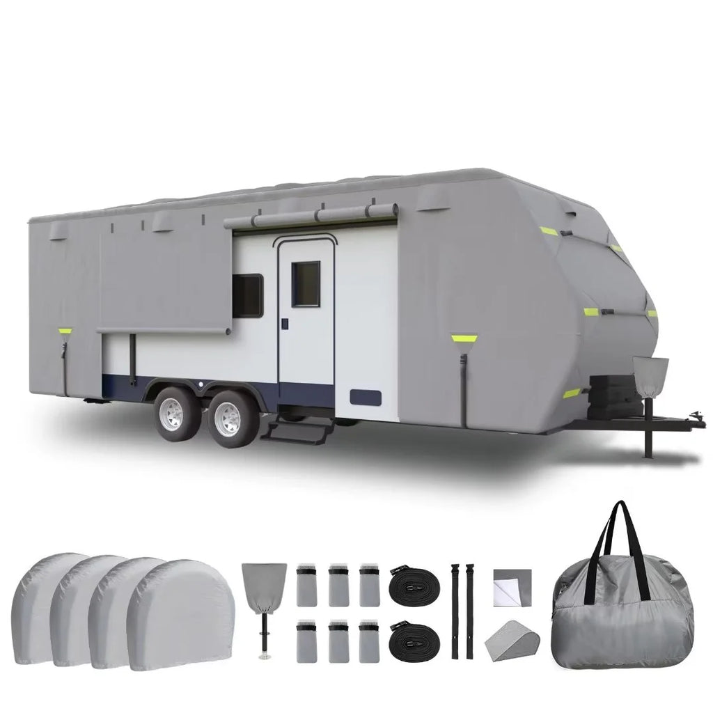 5-Layer Non-Woven Waterproof 600D Oxford Trailer Cover M2502