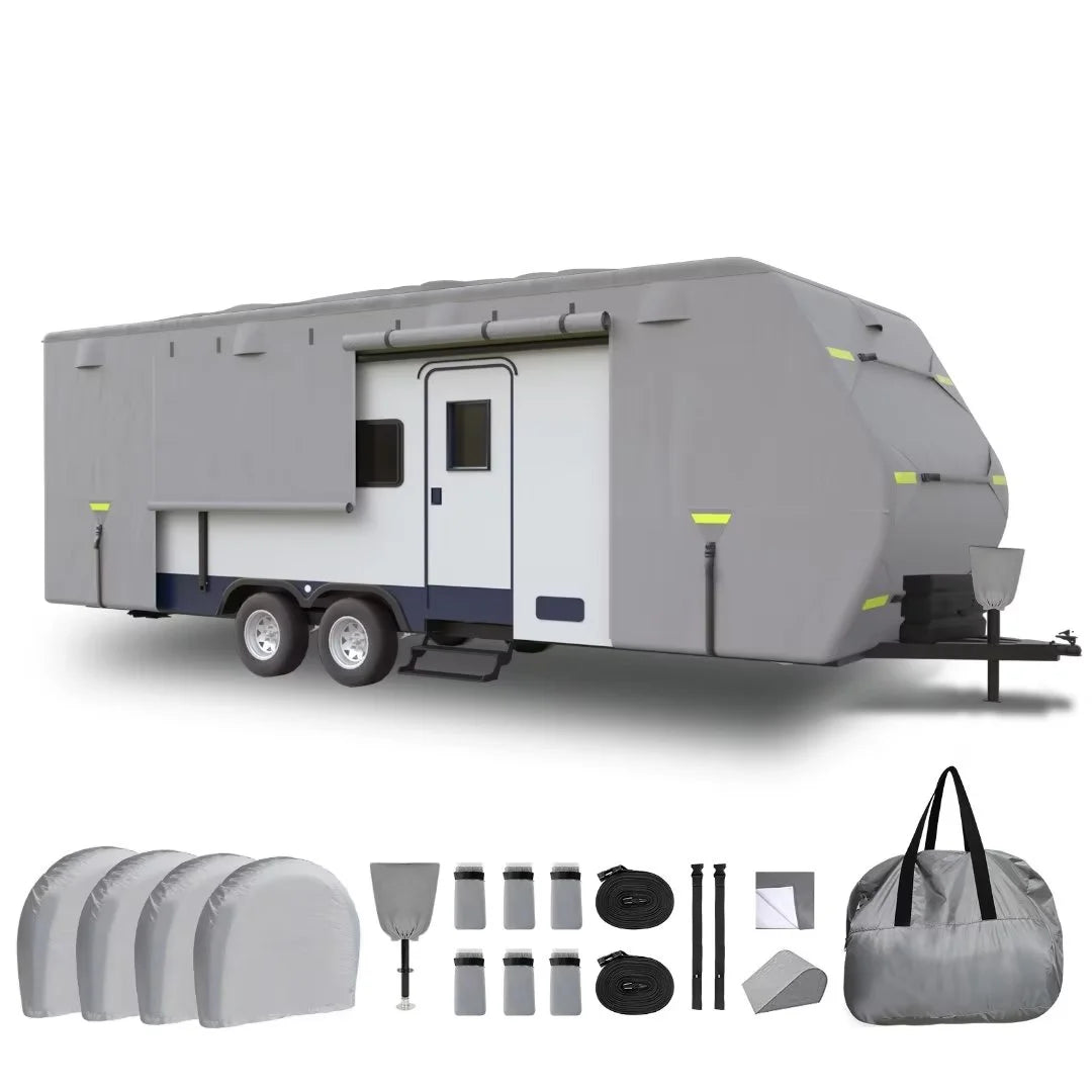 5-Layer Non-Woven Waterproof 600D Oxford Trailer Cover M2502