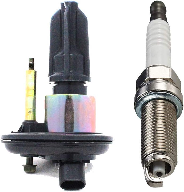 Set of 5 Iridium Spark Plug and 5 Ignition Coil Pack F8296