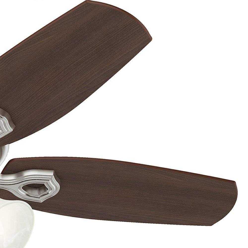 Brushed Nickel 42-Inch Ceiling Fan with Five Blades C6880