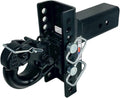 Pintle Hook Drop Ball Mount 12,000 lbs, Fits 3" Hitch Q258430