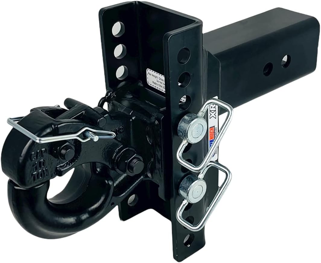 Pintle Hook Drop Ball Mount 12,000 lbs, Fits 3" Hitch Q258430