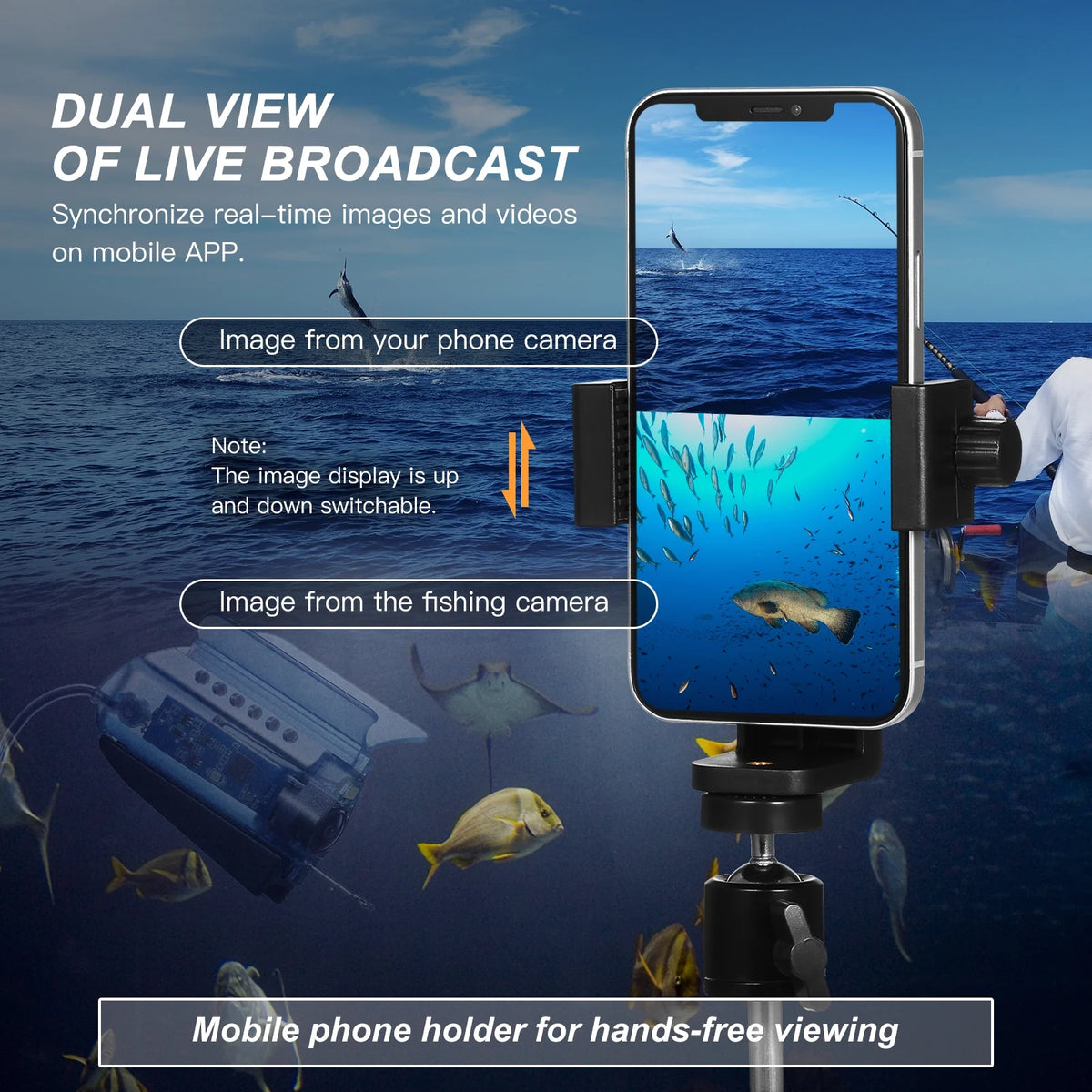1080P Underwater Fishing Camera with 50M Cable Z23673