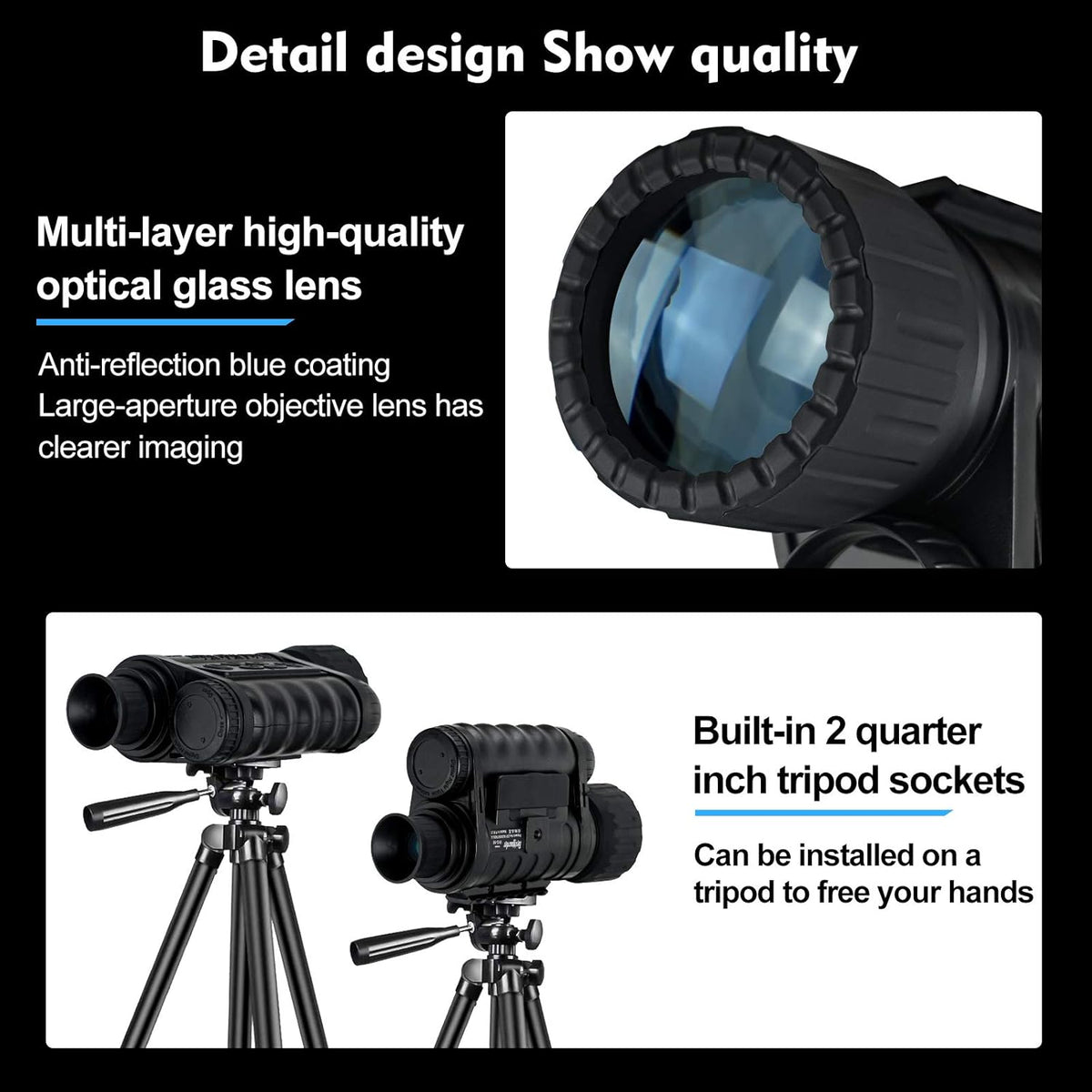 Night Vision Monocular 6x50mm with 1.5 inch TFT LCD L463244