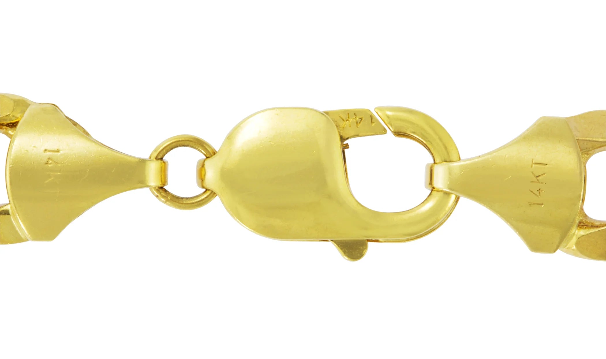 14k Yellow Gold Solid Figaro Chain Link Necklace 20" - 30" F41805
