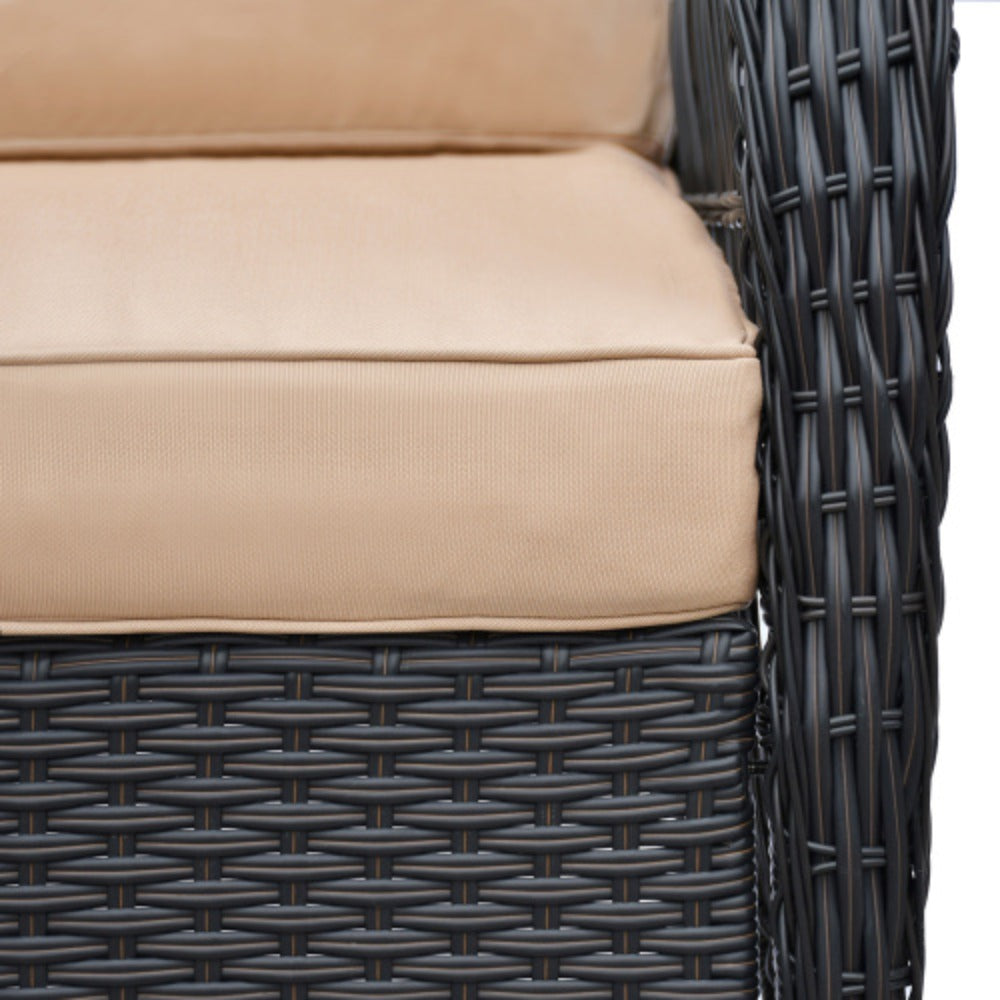 6-Piece Rattan Outdoor Conversation Set with Coffee Table Y522