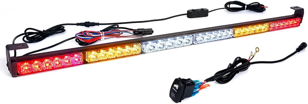 36 Rear LED Chase Light Bars with Strobe Brake Reverse Turn Signal F656359