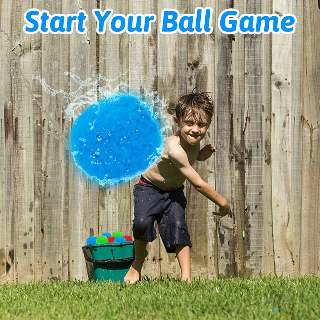 200 Reusable Fabric Water Balloons for Outdoor Games Q3466