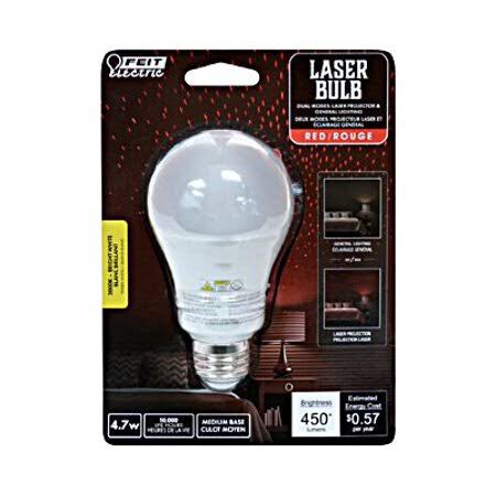Laser LED A19 Wh/Red P93119